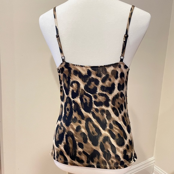 Leopard Front Braided Ruffle Top - Picture 10 of 13